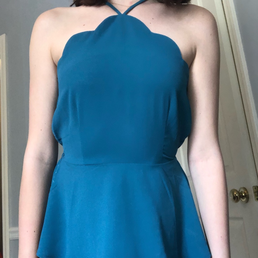 Peplum dress top